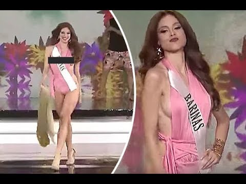 Miss Venezuela Fabianny Zambrano’s Wardrobe Malfunction